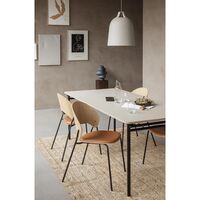 Eva Solo Dosina Dining Chair Upholstered Seat Oak/Cognac/ Black
