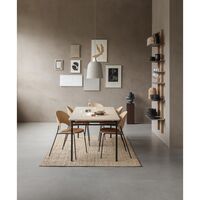 Eva Solo Dosina Dining Chair Upholstered Seat Oak/Cognac/ Black