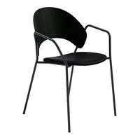Eva Solo Dosina Dining Chair With Armrests And Upholstered Oak/ Black