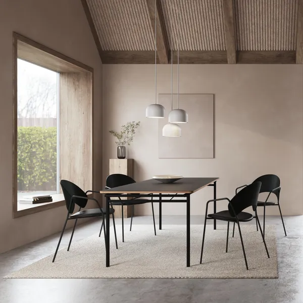 Eva Solo Dosina Dining Chair With Armrests And Upholstered Oak/ Black
