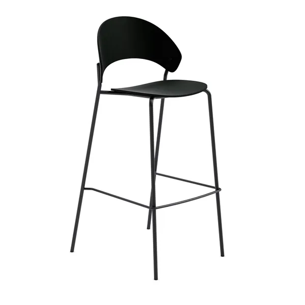 Eva Solo Dosina Bar Stool 75 cm Oak/ Black
