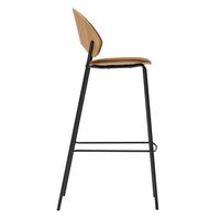 Eva Solo Dosina Barstool 75 cm Upholstered Oak/Cognac