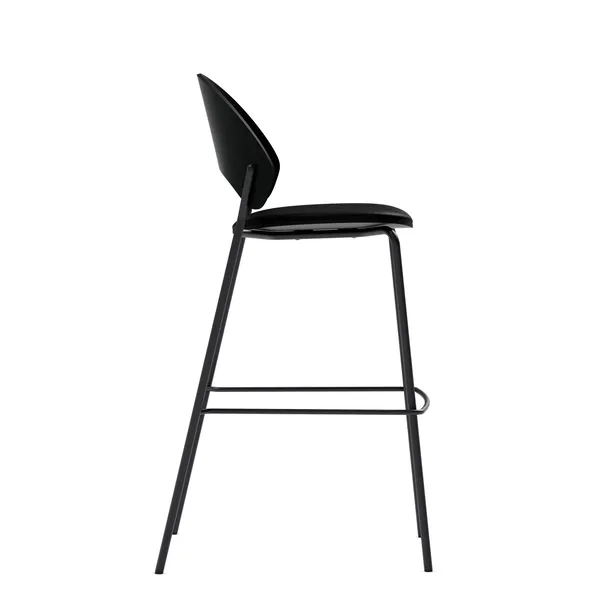 Eva Solo Dosina Bar Stool 65 cm Upholstered Oak/ Black