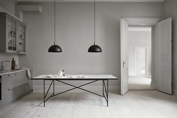 Studio Pendant Ø40 Black & Brass