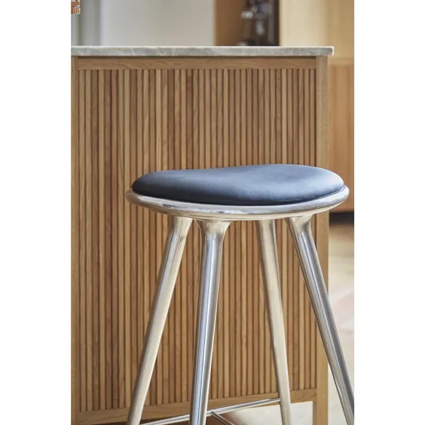 High Stool Bar Stool Recycled Aluminum 69cm