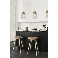 High Stool Bar Stool Soap Treated Oak 74cm
