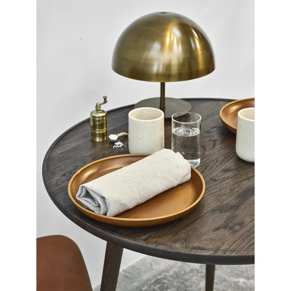 Accent Cafébord Grå Ek Ø70