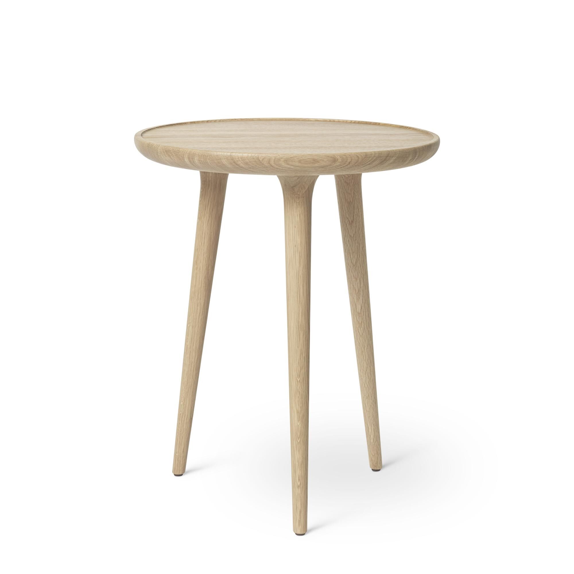 Accent Sofabord Mat Lakeret Eg Mellem Ø45