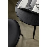 Accent Salongbord Sort Eik Stor Ø60