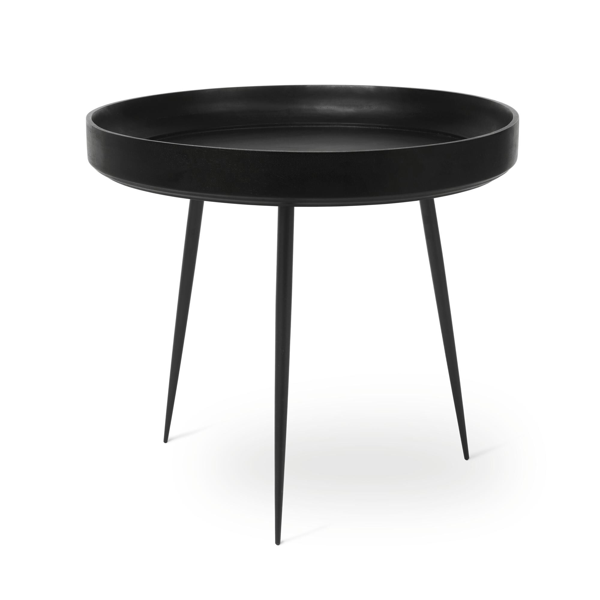 Bowl Sofabord Stor Sort Bejdset Mangotr