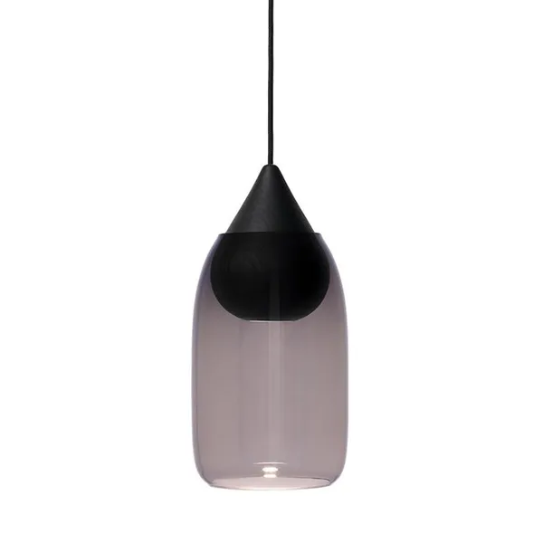 Liuku Pendant Drop Black Linden Wood/Violet