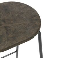 Sgabello Bar Earth 74 cm Caffè Scuro