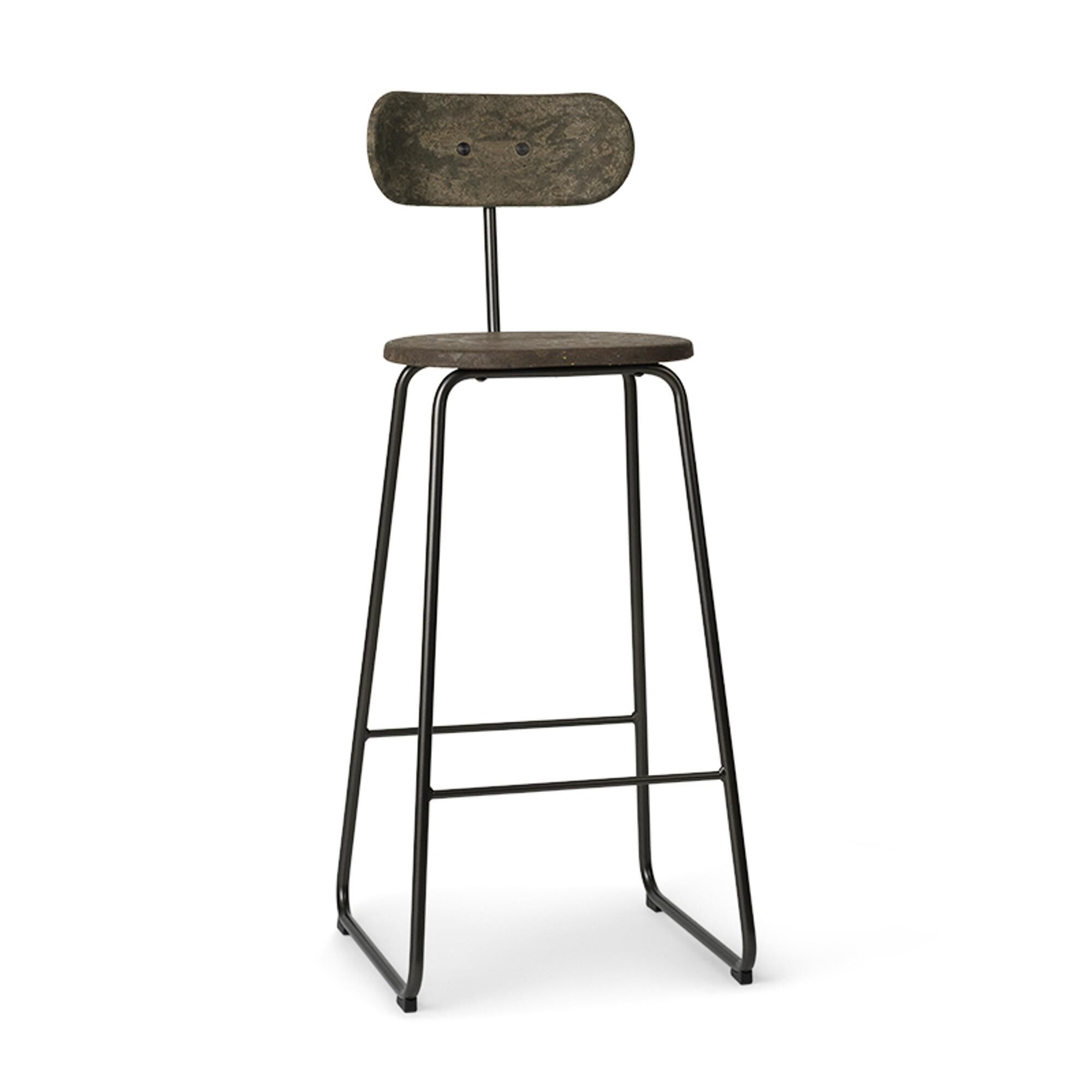Earth Barstol Med Ryglæn 74 cm Coffee Dark
