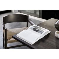 Nestor Dining Chair w. Armrests Black Beech/Paper Yarn