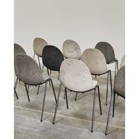 Eternity Dining Chair M. Armrests and Upholstered 378 Rust