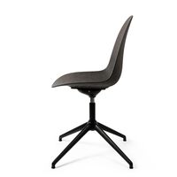 Eternity Swivel Dining Chair Coffee/ Black Base
