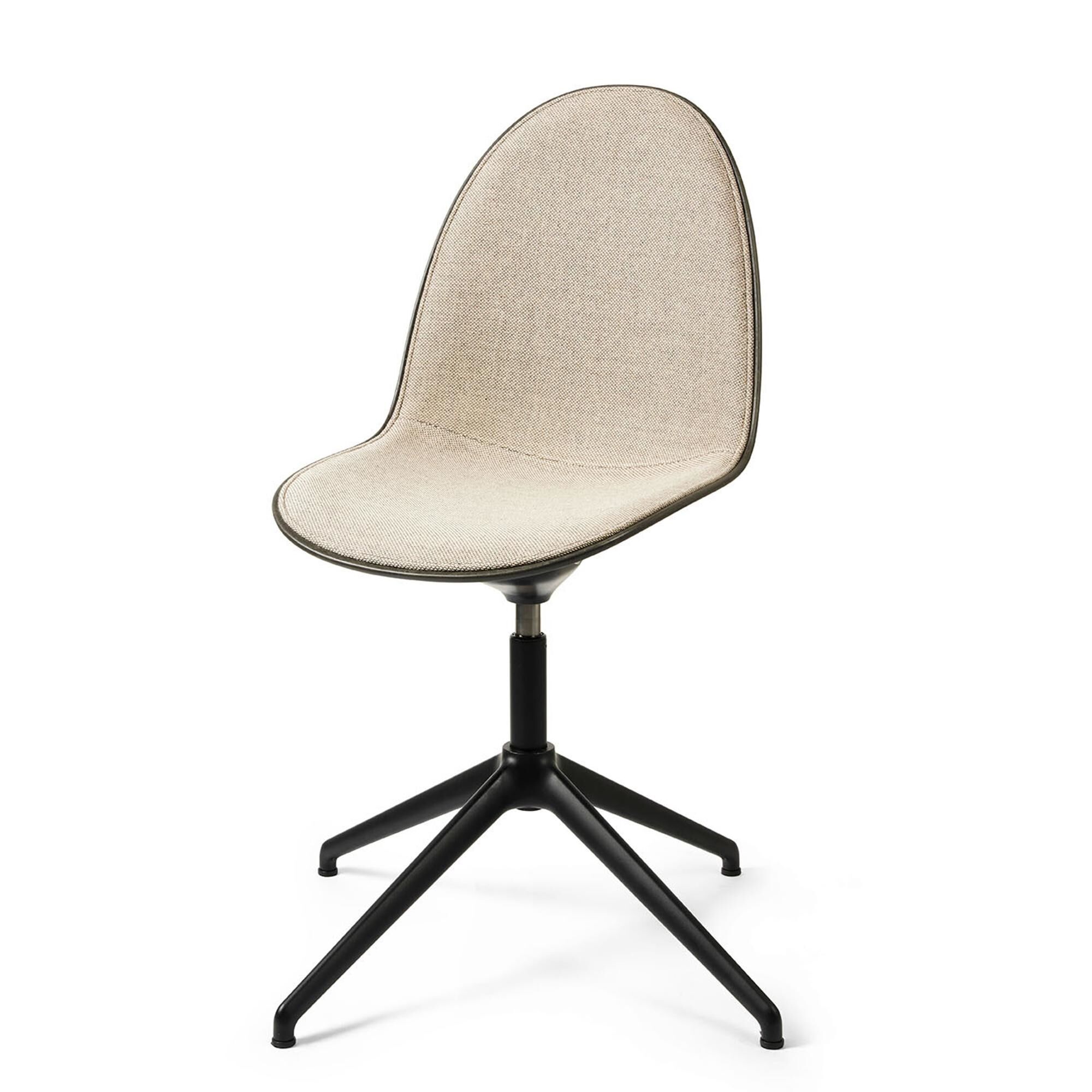 Eternity Swivel Spisebordsstol Sort Base & Polstret 218 Beige