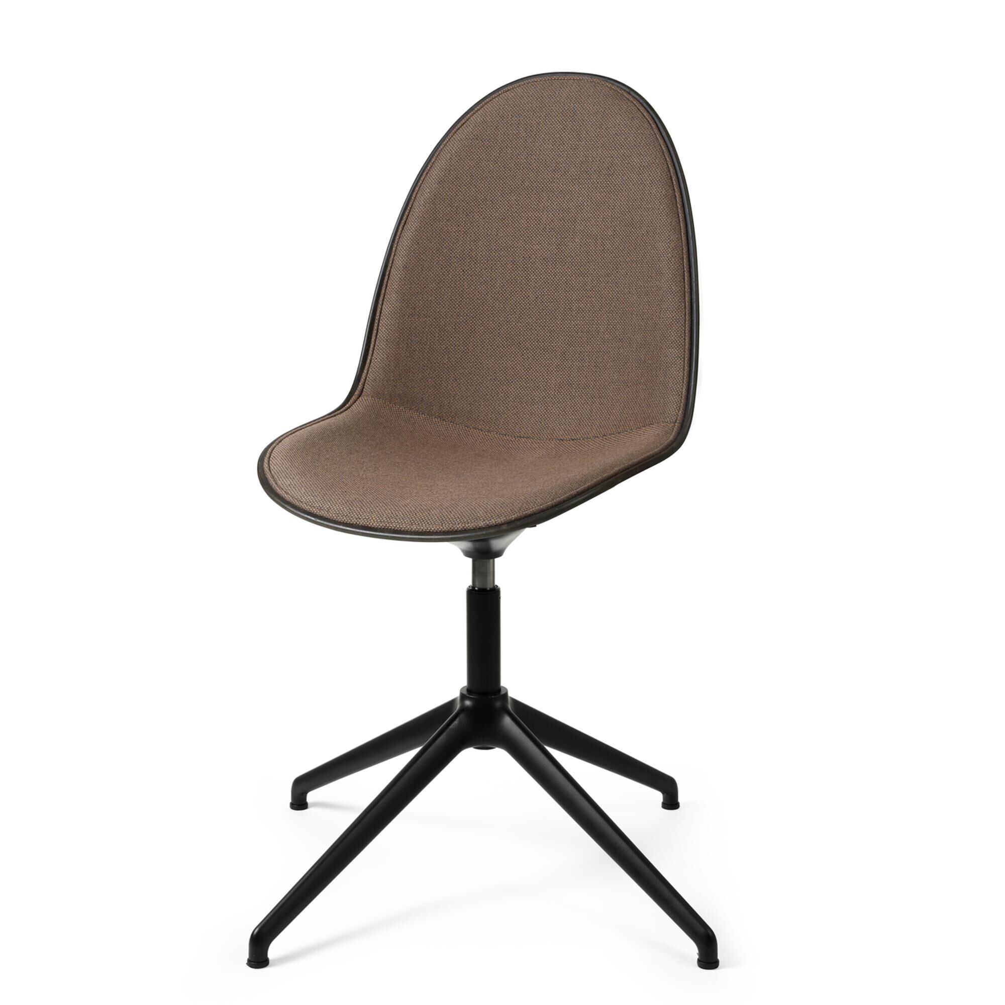 Eternity Swivel Spisebordsstol Sort Base & Polstret 378 Rust