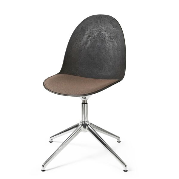 Eternity Chaise De Salle À Manger Pivotante Aluminium M. Assise Rembourrée 378 Rouille