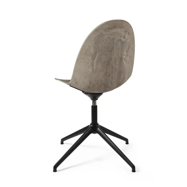 Eternity Swivel Dining Chair Coffee Waste Light/ Black