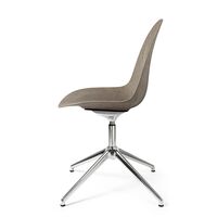 Eternity Swivel Dining Chair Coffee Waste Light/Steel