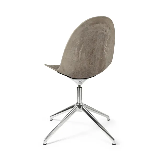 Eternity Swivel Dining Chair Coffee Waste Light/Steel