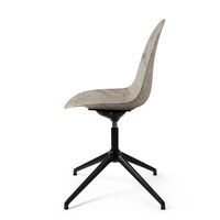 Eternity Swivel Dining Chair Wood Waste Grey/ Black