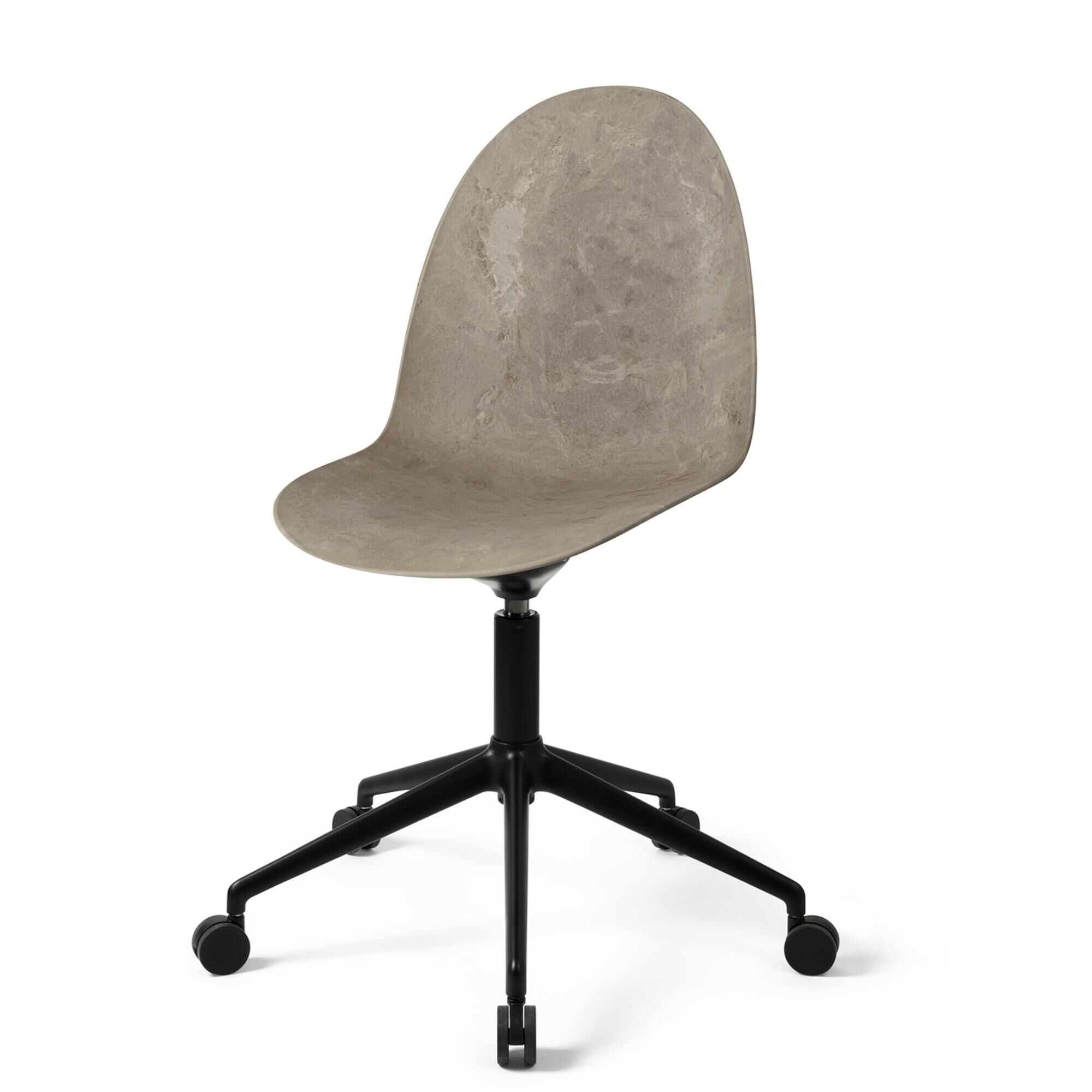 Eternity Swivel Spisebordsstol Med Hjul Wood Waste Grey/Sort
