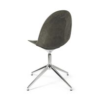 Eternity Swivel Dining Chair Coffee Waste Dark/Steel