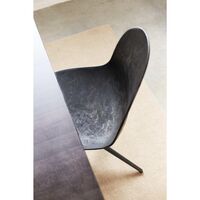 Eternity Swivel Dining Chair Coffee Waste Dark/Steel