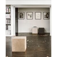 Cube Side Table Coffee/ Black