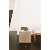 Cube Side Table Coffee/ Black