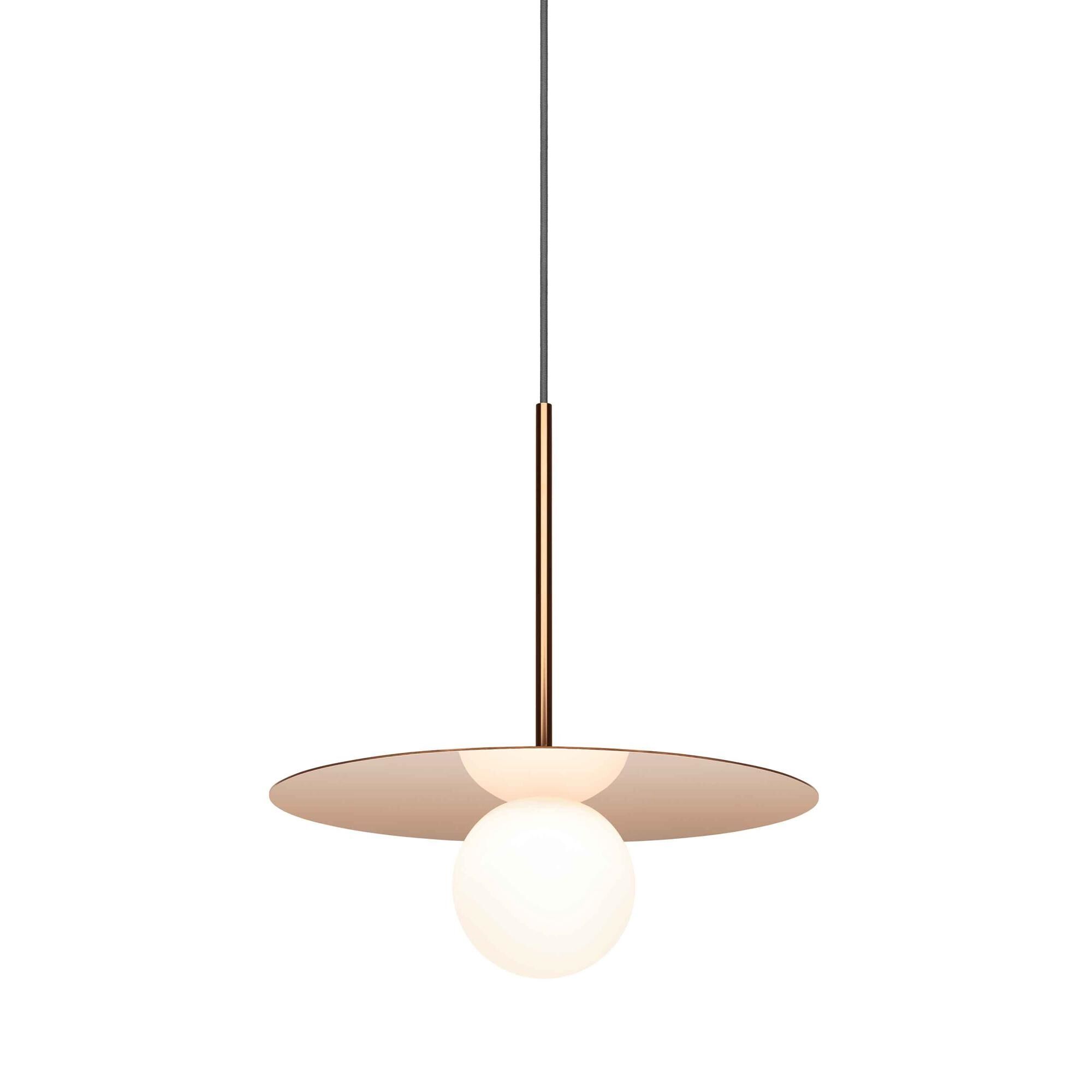 Bola Disc 12 Taklampa Ros&eacute;guld