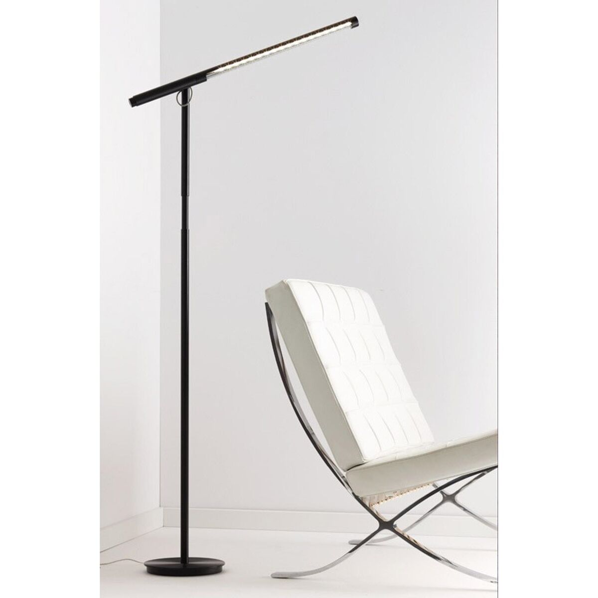 Brazo Floor Lamp Silver
