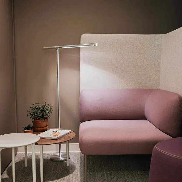 Brazo Floor Lamp Silver