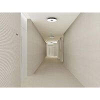 Circa Flush 16 Plafoniera Bianco