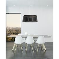 Lampadario Solis Drum 24 Nero