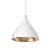 White / Brass