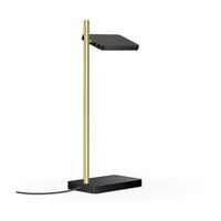 Talia Bordlampe Sort/ Messing med Trådløs Lader