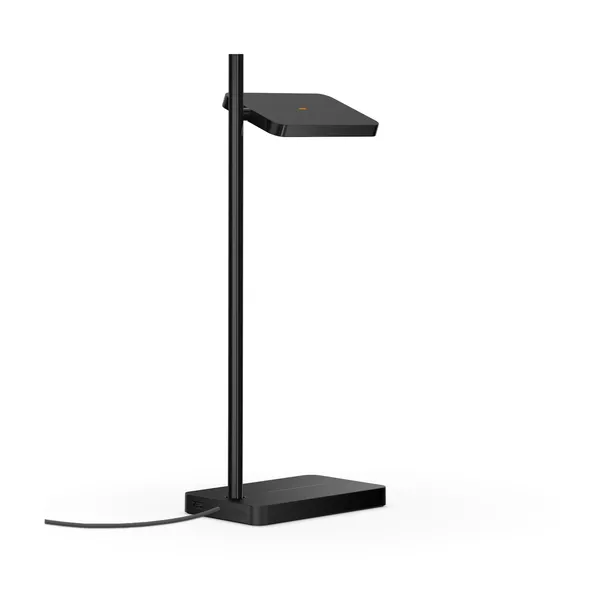 Talia Table Lamp Black with Wireless Charger