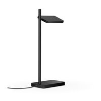 Talia Table Lamp Black with Wireless Charger