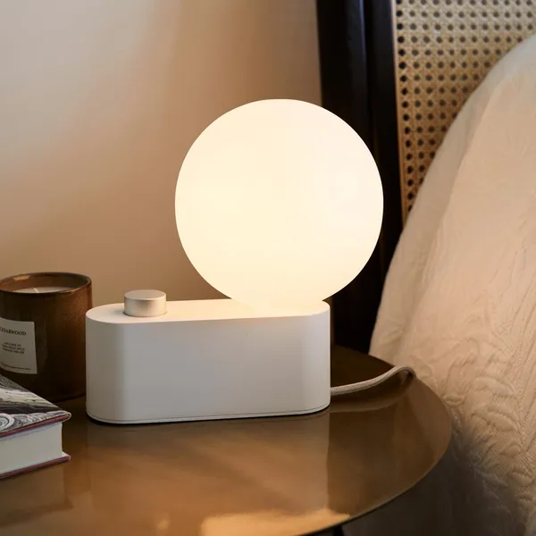 Alumina Tafellamp Wit M. Sphere IV