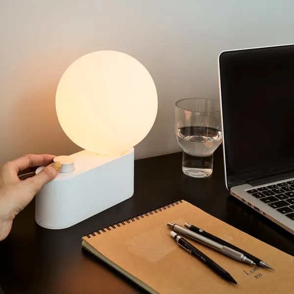 Alumina Tafellamp Wit M. Sphere IV