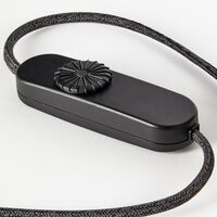 Knuckle Bordlampe Eik Sort