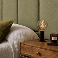 Knuckle Bordlampe Eik Sort