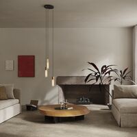 Basalt Triple Pendel Messing