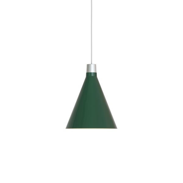 Lámpara Colgante Bower Ø22 Verde Oscuro