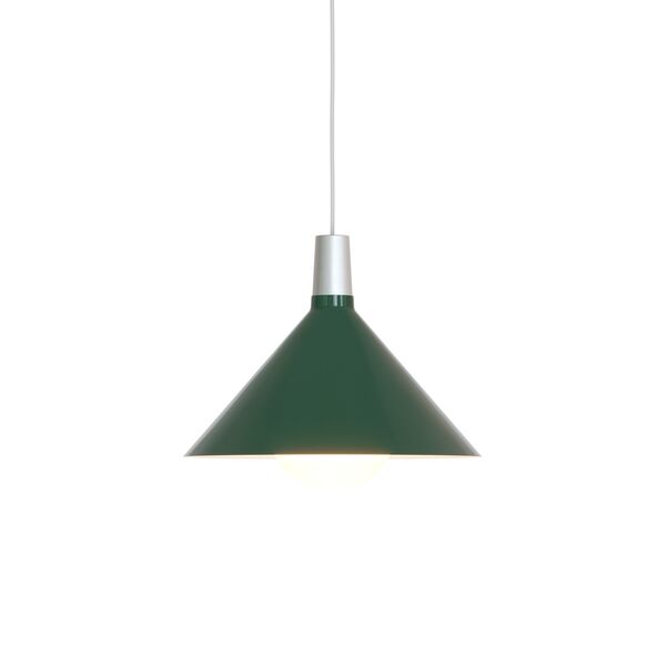 Lampadario Bower Ø36 Verde Scuro