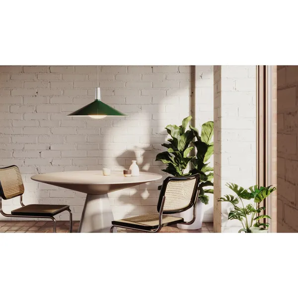 Lámpara Colgante Bower Ø60 Verde Oscuro