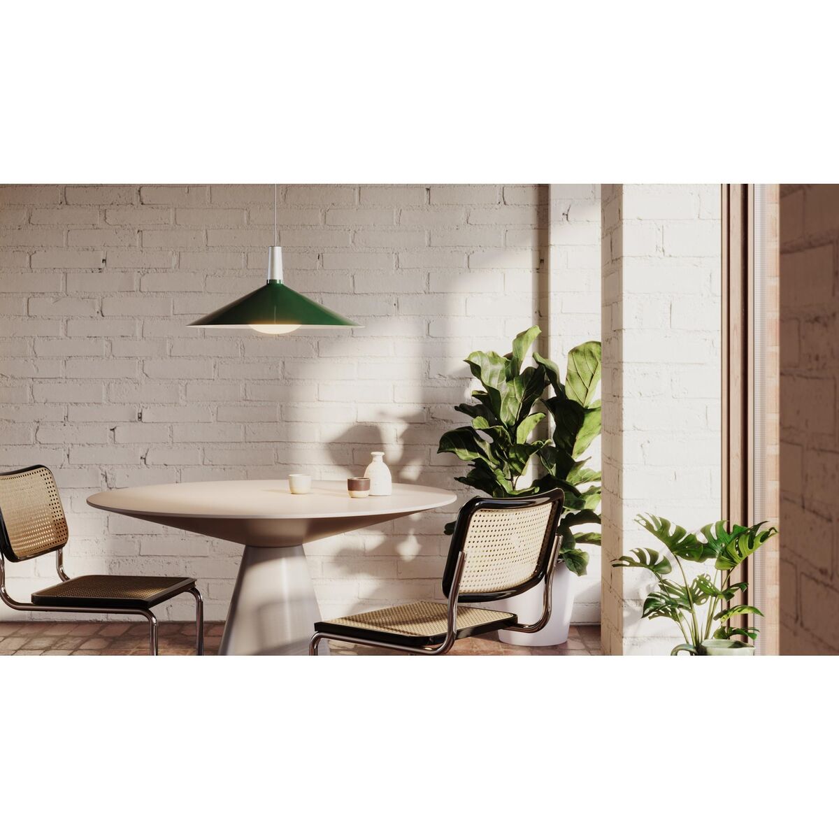Bower Pendant Ø60 Dark Green